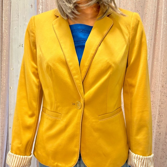 The Limited Mustard Yellow Women's Blazer - Picture 1 of 4